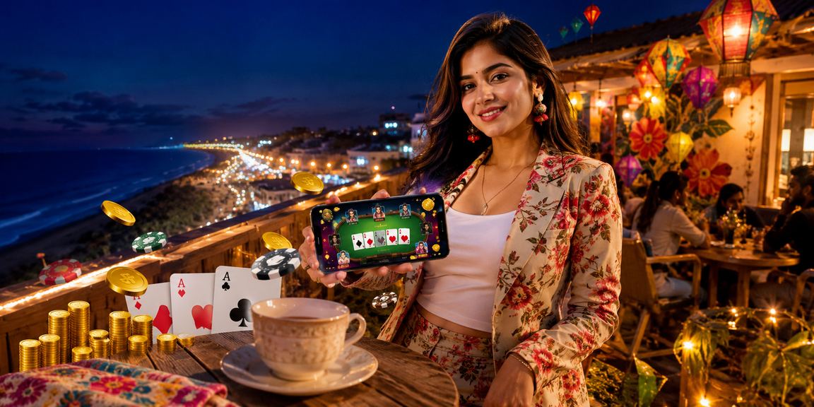 কক্সবাজারে পাঞ্জাবি পরিধানে টিন পাতি খেলা